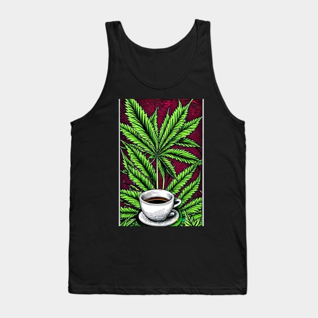 Wake N Bake 152 Tank Top by Benito Del Ray